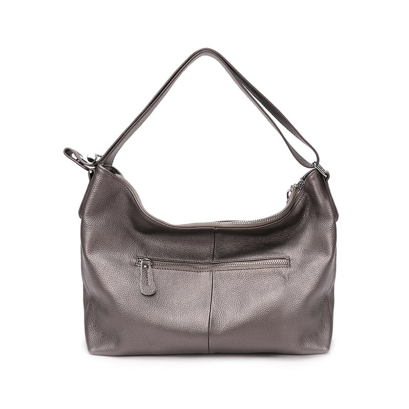 New 2020 ZENCY | 100% Genuine Cow Leather Women OL Handbag - Extendable Top Handle Bag - Cowhide Ladies Classic