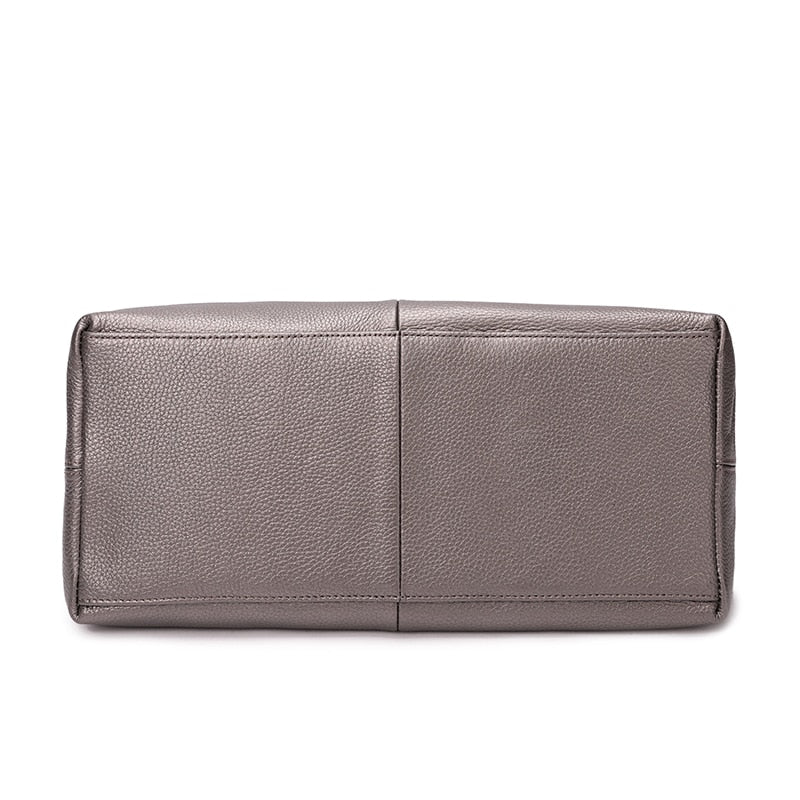 New 2020 ZENCY | 100% Genuine Cow Leather Women OL Handbag - Extendable Top Handle Bag - Cowhide Ladies Classic