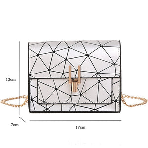 Women Shoulder Bags 2020 summer new Korean version of the Messenger bag handbag chain wild crack printing wild shoulder bag