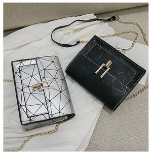 Women Shoulder Bags 2020 summer new Korean version of the Messenger bag handbag chain wild crack printing wild shoulder bag