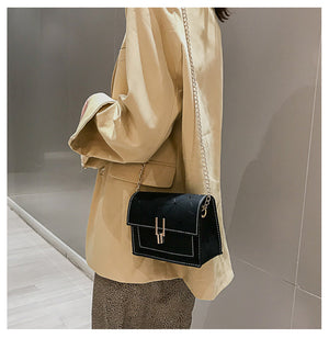 Women Shoulder Bags 2020 summer new Korean version of the Messenger bag handbag chain wild crack printing wild shoulder bag