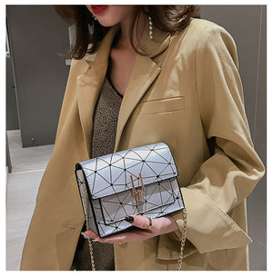 Women Shoulder Bags 2020 summer new Korean version of the Messenger bag handbag chain wild crack printing wild shoulder bag