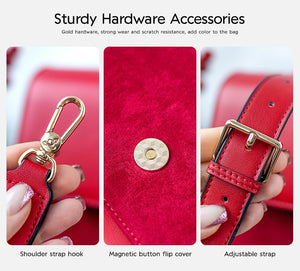 FOXER Women Crossbody Bag Shoulder Bags Shoulder Bag Purse Lady Flap Female Messenger Bag Valentine's Day Present Gift