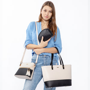 LOVEVOOK women shoulder bags crossbody bags for ladies large tote bag set 3 pcs clutch and purse luxury handbag women designer