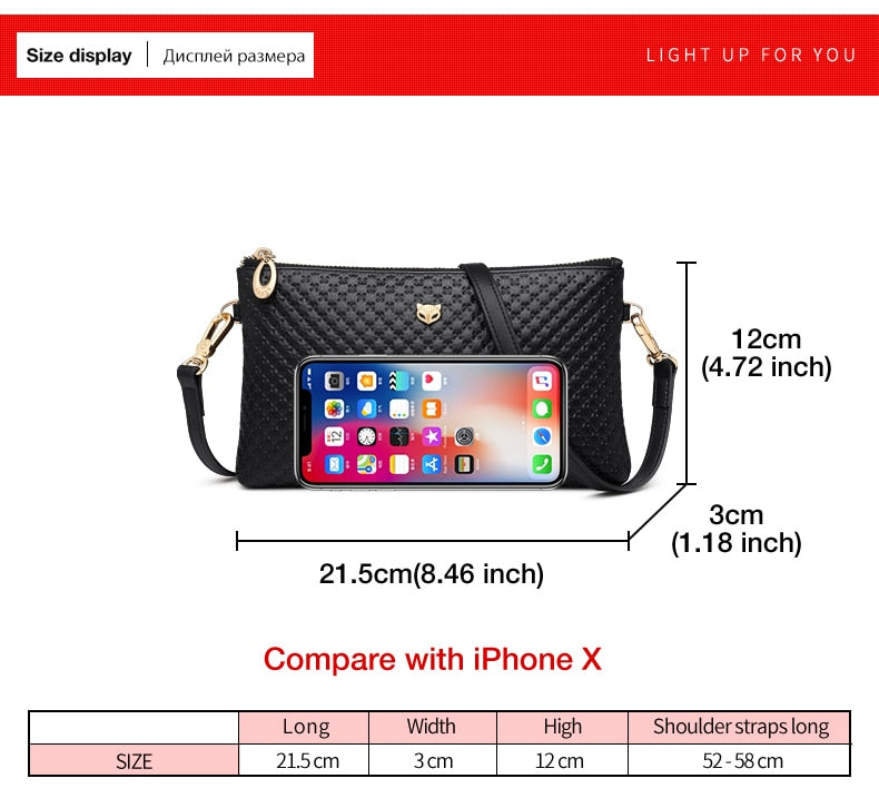 FOXER Brand Genuine Leather Women Crossbody Bags Simple Classic Style Lady Black Messenger Bag Stylish Long Shoulder Strap Bag