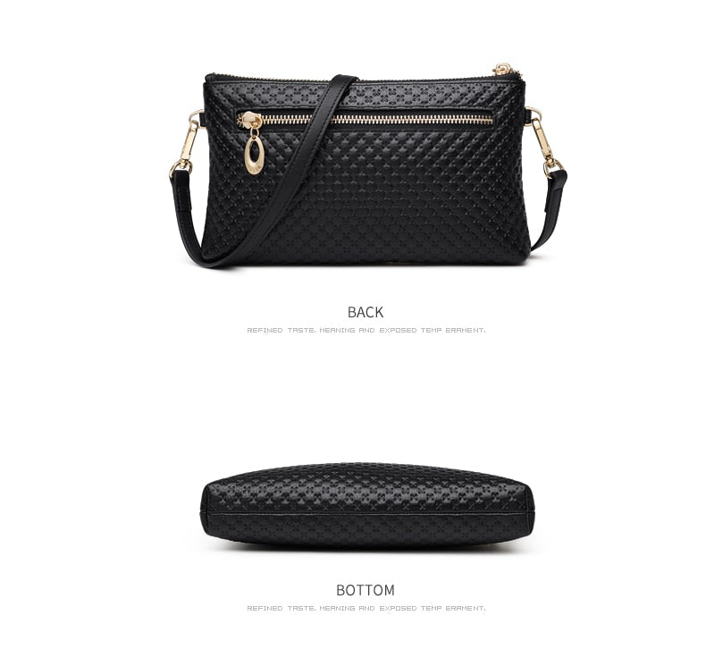 FOXER Brand Genuine Leather Women Crossbody Bags Simple Classic Style Lady Black Messenger Bag Stylish Long Shoulder Strap Bag
