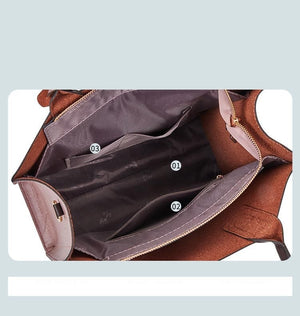 3 pcs set fashion pu leather Women shoulder bags Women's handbag women Crossbody bags female clutches Ladies wallet black