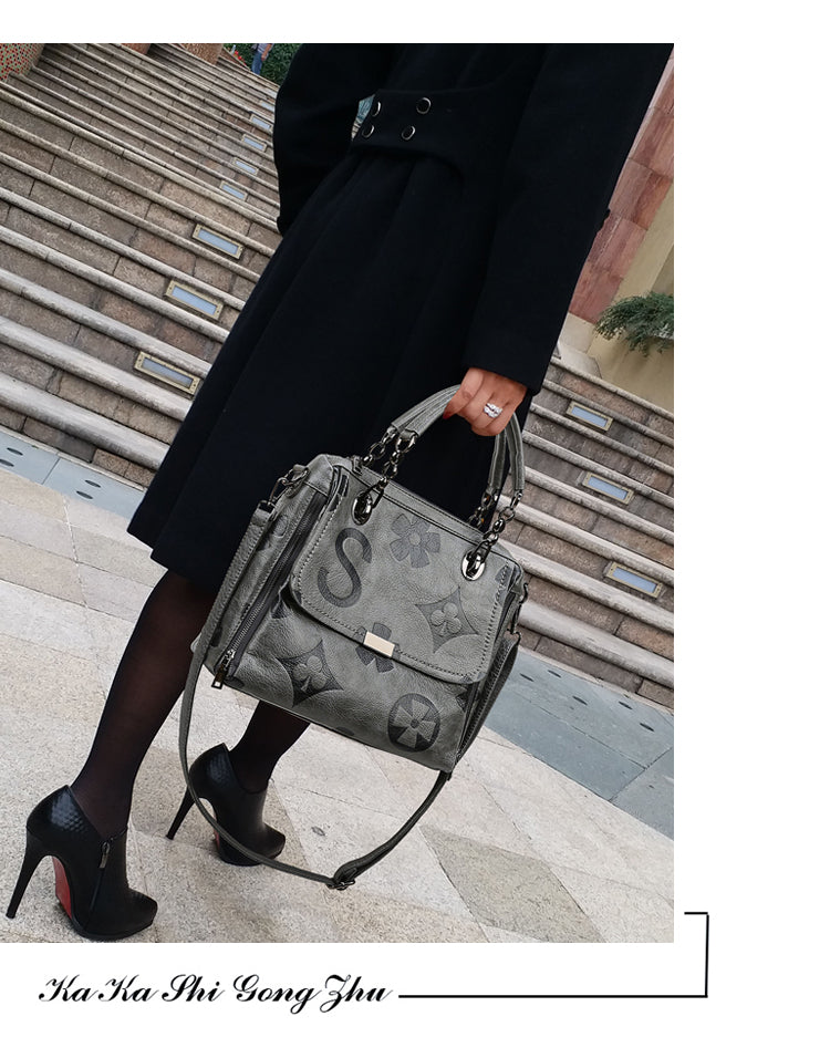 Luxury Women Handbag Large-capacity Crossbody Bags Fashion Designer Genuine Leather Shoulder Messenger Bag Louis Brand CC GG