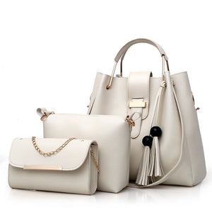 2020 New Style Foreign Trade | WOMEN'S Bag Korean-style - Different Size Bucket Handbag 3pcs Set.