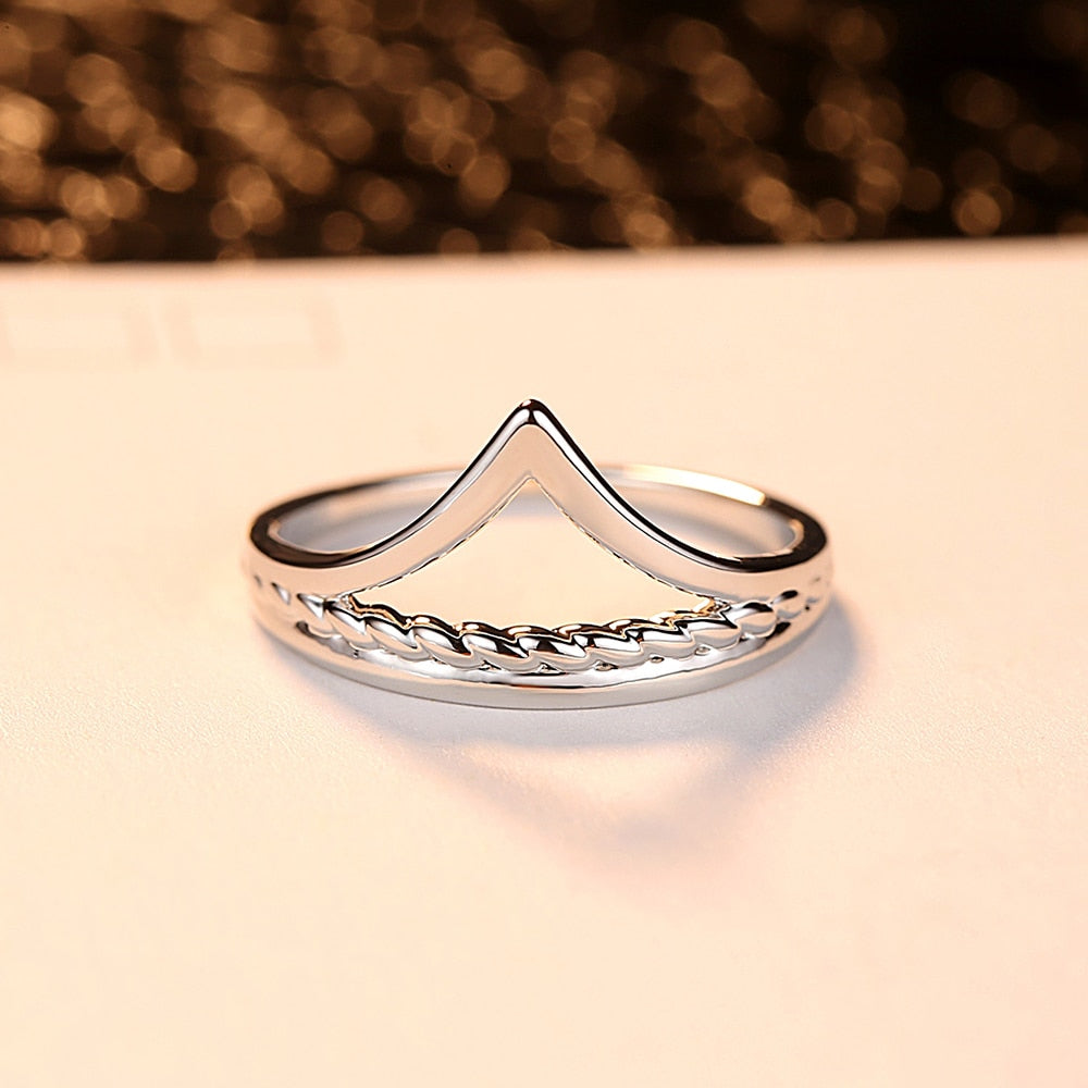 Beiver - Rose Gold Color AAA+ Pink CZ Heart Clear Crystals Cluster Adjustable Finger Ring