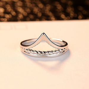 Beiver - Rose Gold Color AAA+ Pink CZ Heart Clear Crystals Cluster Adjustable Finger Ring
