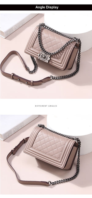 100% Genuine Leather Crossbody Bags 2019 Famous Brand Handbags Female Luxury Handbags Women Bags Designer Ladies Shoulder Bag