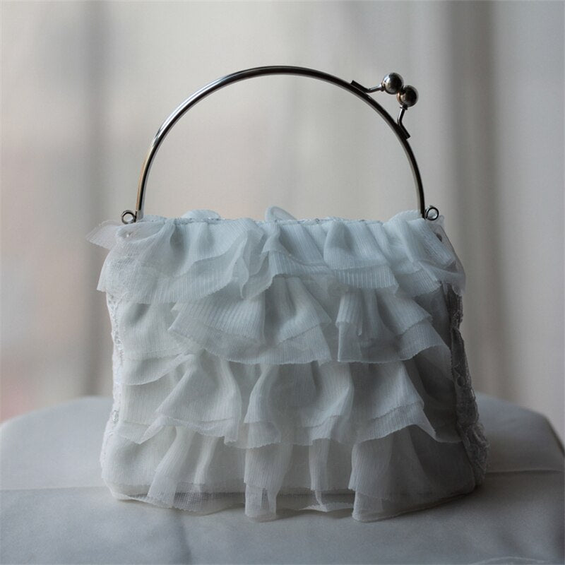Women Totes Lace Bags | Lolita Bags For Women Bride Wedding - Bags Handmade Gothic Vintage.