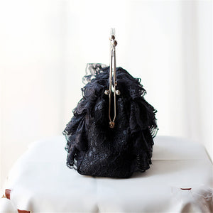 Women Totes Lace Bags | Lolita Bags For Women Bride Wedding - Bags Handmade Gothic Vintage.