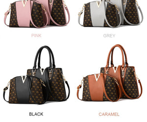 Set 2 Pcs Leather Handbag Women - Bag Ladies Hand Bags for Women 2020.