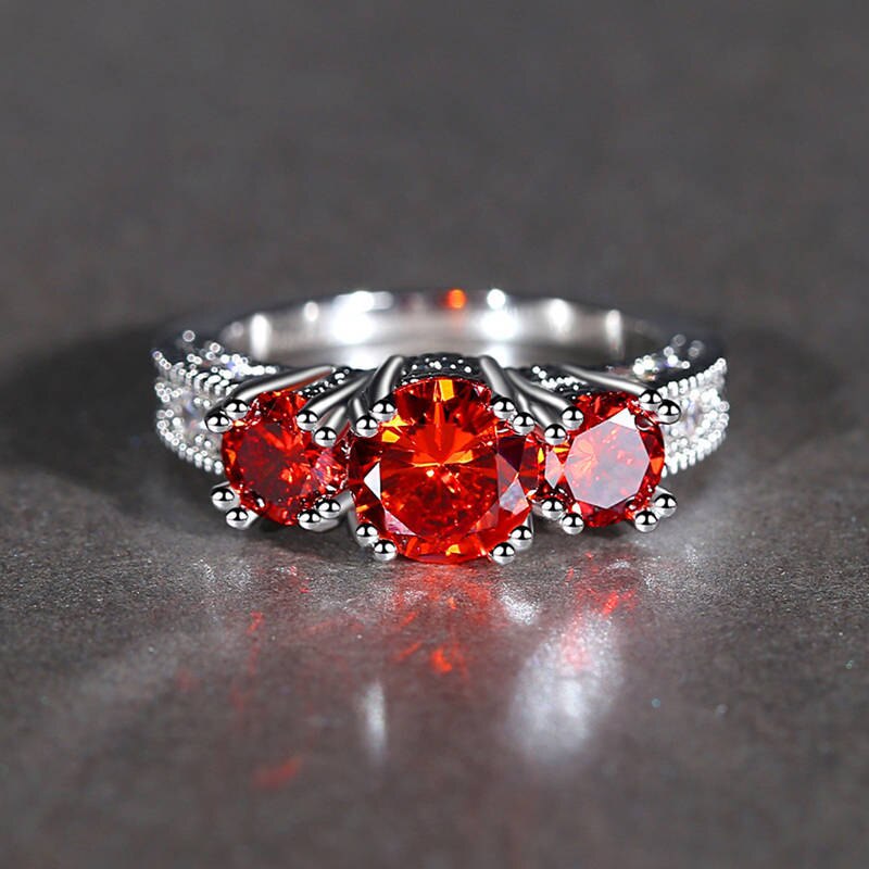 CZ Ring top quality crystal ladies (AAA) cubic Zircon.