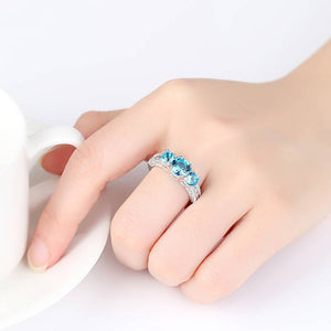 CZ Ring top quality crystal ladies (AAA) cubic Zircon.