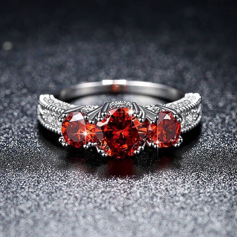 CZ Ring top quality crystal ladies (AAA) cubic Zircon.