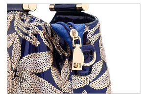 Women Bags For Ladies - Handbags Large Capacity Women's - Top-handle Hand bags - Floral Luxury Patent Leather Bag.