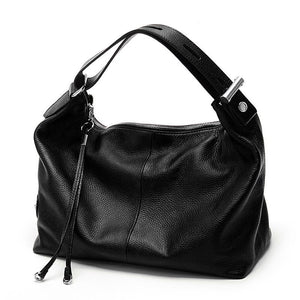 New 2020 ZENCY | 100% Genuine Cow Leather Women OL Handbag - Extendable Top Handle Bag - Cowhide Ladies Classic