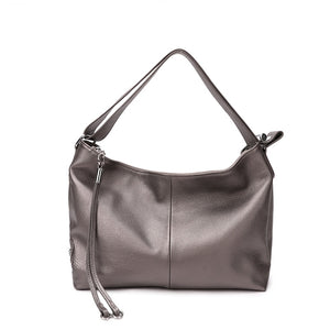 New 2020 ZENCY | 100% Genuine Cow Leather Women OL Handbag - Extendable Top Handle Bag - Cowhide Ladies Classic