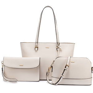 LOVEVOOK women shoulder bags crossbody bags for ladies large tote bag set 3 pcs clutch and purse luxury handbag women designer