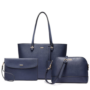 LOVEVOOK women shoulder bags crossbody bags for ladies large tote bag set 3 pcs clutch and purse luxury handbag women designer