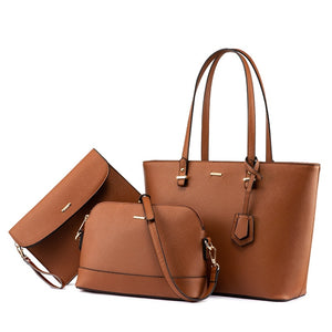 LOVEVOOK women shoulder bags crossbody bags for ladies large tote bag set 3 pcs clutch and purse luxury handbag women designer