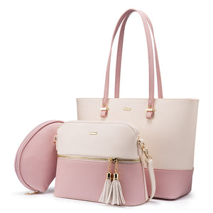 LOVEVOOK women shoulder bags crossbody bags for ladies large tote bag set 3 pcs clutch and purse luxury handbag women designer