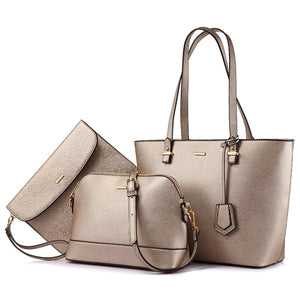 LOVEVOOK women shoulder bags crossbody bags for ladies large tote bag set 3 pcs clutch and purse luxury handbag women designer