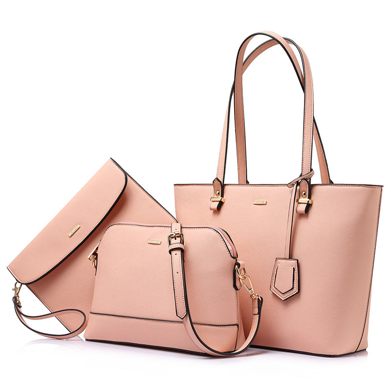 LOVEVOOK women shoulder bags crossbody bags for ladies large tote bag set 3 pcs clutch and purse luxury handbag women designer