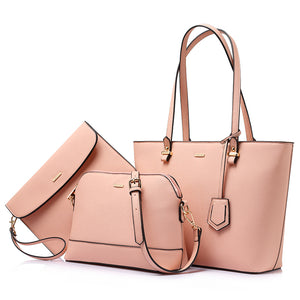 LOVEVOOK women shoulder bags crossbody bags for ladies large tote bag set 3 pcs clutch and purse luxury handbag women designer