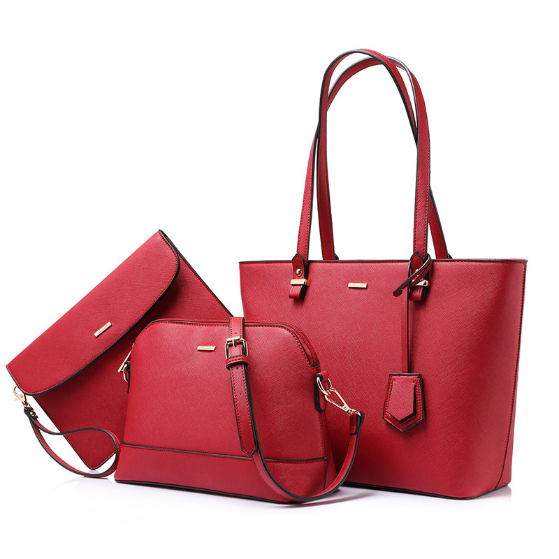 LOVEVOOK women shoulder bags crossbody bags for ladies large tote bag set 3 pcs clutch and purse luxury handbag women designer