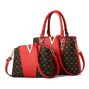 Set 2 Pcs Leather Handbag Women - Bag Ladies Hand Bags for Women 2020.