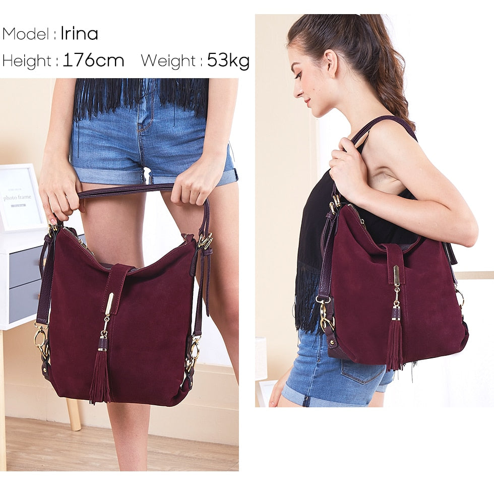 Nico Louise shops Burgundy Large Crossbody or Shoulder Bag