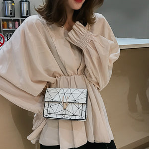 Women Shoulder Bags 2020 summer new Korean version of the Messenger bag handbag chain wild crack printing wild shoulder bag