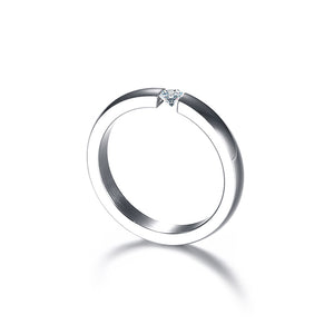 Engagement Ring for Women Stainless Steel (Silver color & Gold color).