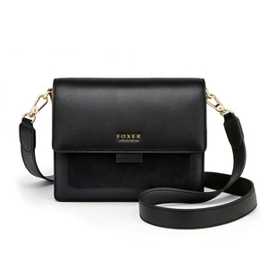 FOXER Women Crossbody Bag Shoulder Bags Shoulder Bag Purse Lady Flap Female Messenger Bag Valentine's Day Present Gift