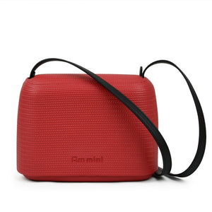 ANLAIBEIER EVA O Pocket Obag O Bag Style Waterproof Mini Candy Color AMbag with Leather Belt Strap Women Silica Gel Flap Handbag