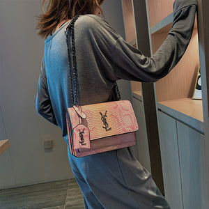 Autumn New Arrival Bag Women's 2019 New Style Western Style Popular Textured Chain Square Sling Bag Versatile Korean-style Shoul