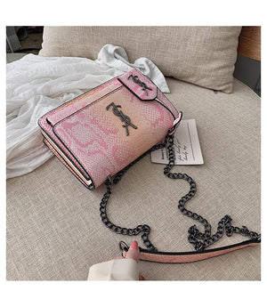 Autumn New Arrival Bag Women's 2019 New Style Western Style Popular Textured Chain Square Sling Bag Versatile Korean-style Shoul