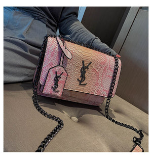 Autumn New Arrival Bag Women's 2019 New Style Western Style Popular Textured Chain Square Sling Bag Versatile Korean-style Shoul