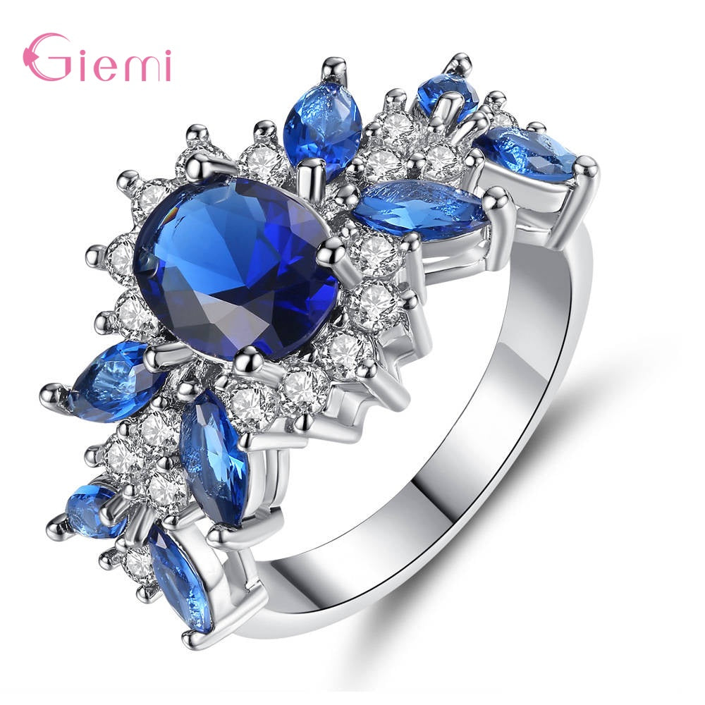Wholesale Cubic Zircon 925 Sterling Silver Geometric Pendant Necklace Fashion Jewelry Top Quality Beautiful Christmas Gift