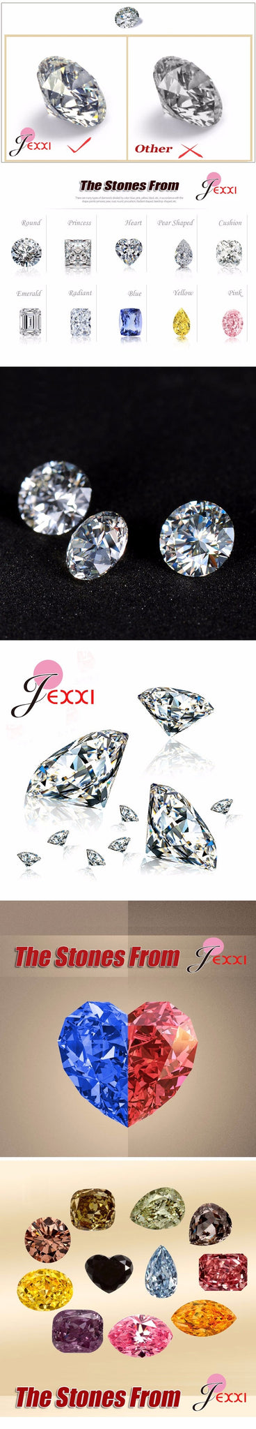 Wholesale Cubic Zircon 925 Sterling Silver Geometric Pendant Necklace Fashion Jewelry Top Quality Beautiful Christmas Gift